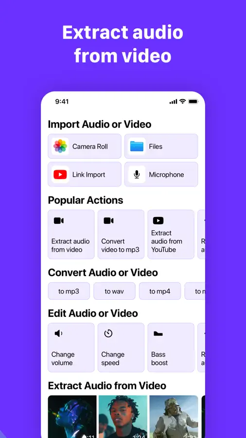 MP3 Converter & Audio Editor on iPhone, screenshot 2