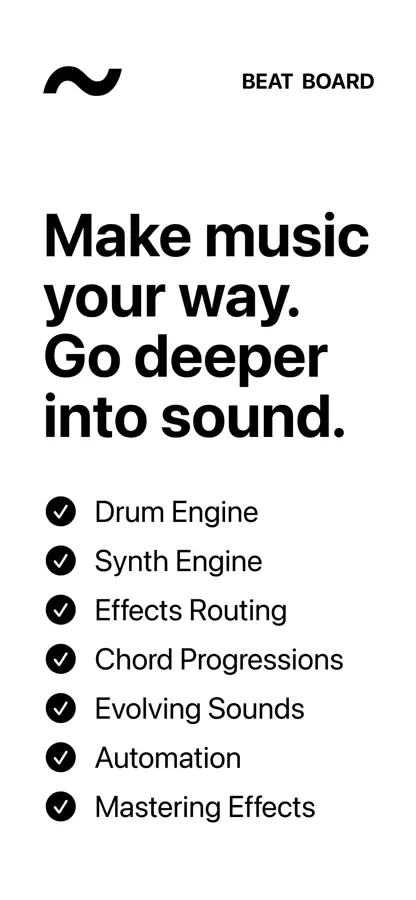 Beat Board on iPhone, screenshot 1