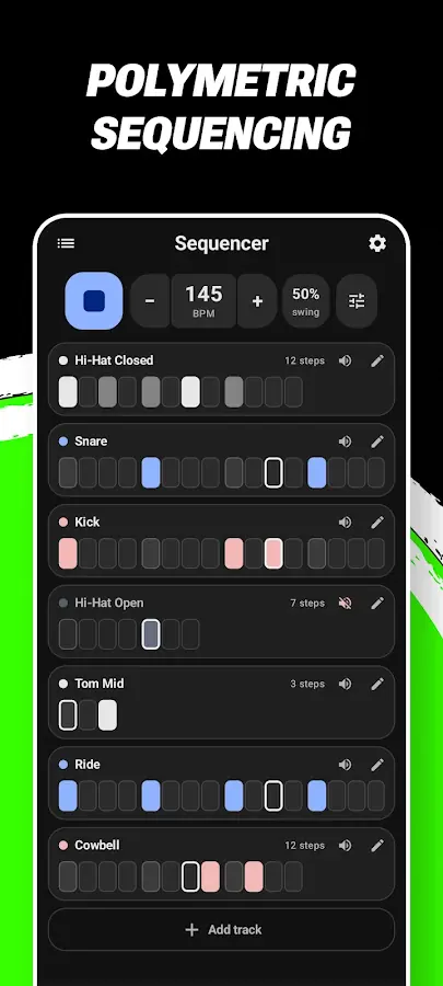 Beatmate on Android, screenshot 2