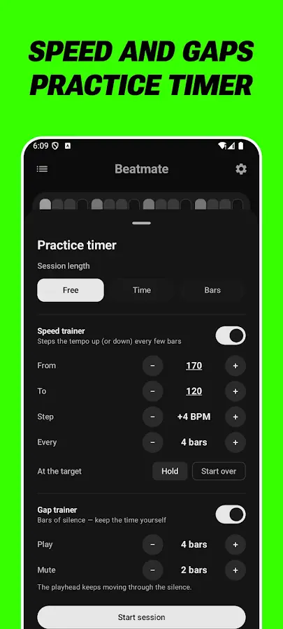 Beatmate on Android, screenshot 7