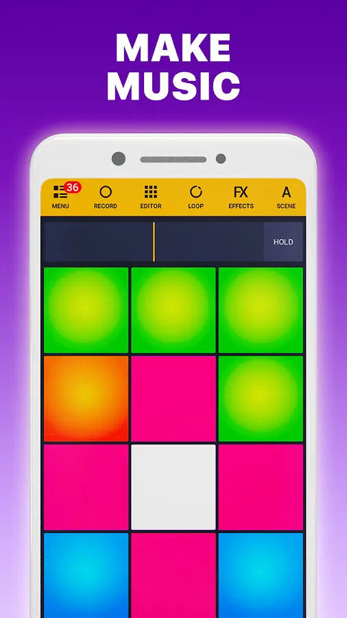 Drum Pads 24 on Android, screenshot 1