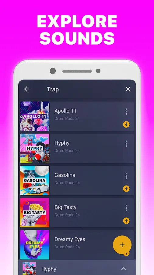 Drum Pads 24 on Android, screenshot 2