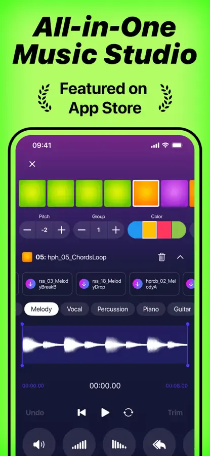 Drum Pads 24 on iPhone, screenshot 3