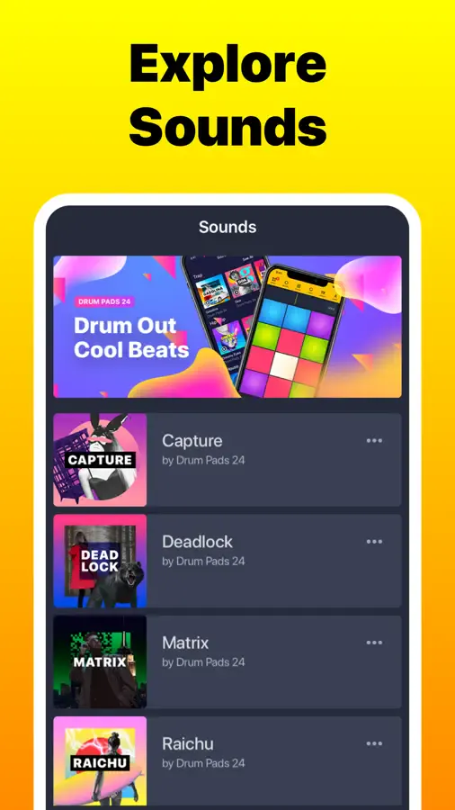Dubstep Drum Pads 24 on iPhone, screenshot 2