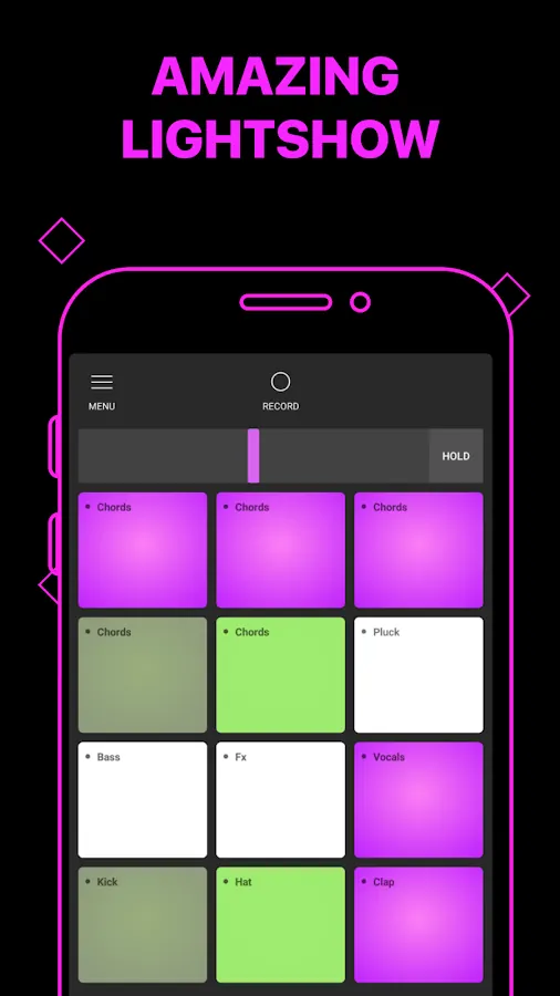 Electro Drum Pads 24 on Android, screenshot 2