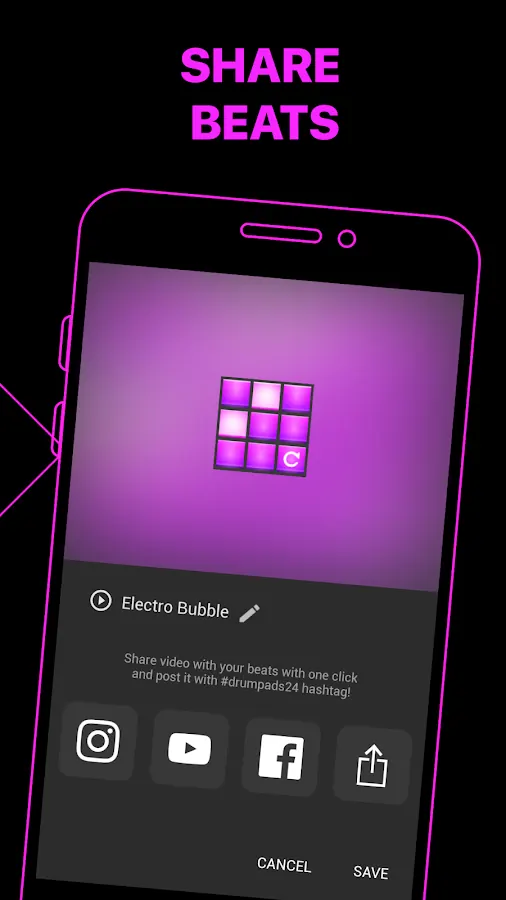 Electro Drum Pads 24 on Android, screenshot 6