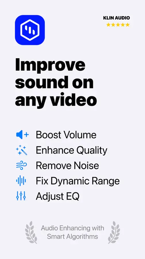 KLIN Audio on iPhone, screenshot 1