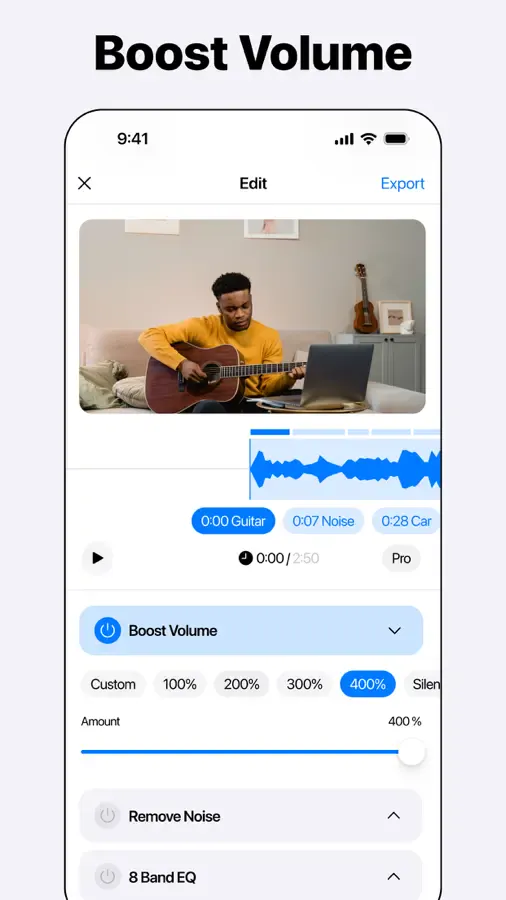KLIN Audio on iPhone, screenshot 2