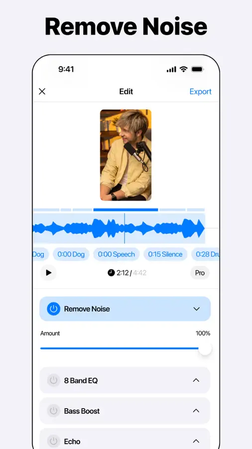 KLIN Audio on iPhone, screenshot 3