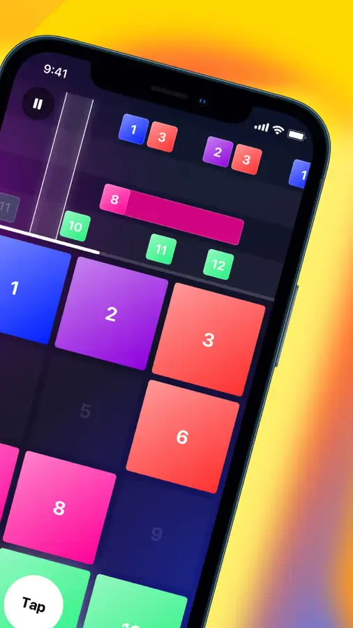 Rhythms on iPhone, screenshot 2