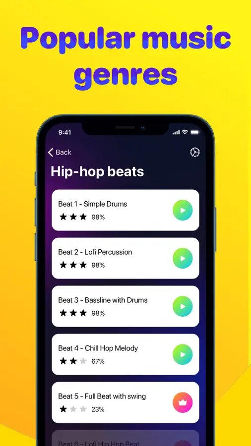 Rhythms on iPhone, screenshot 4