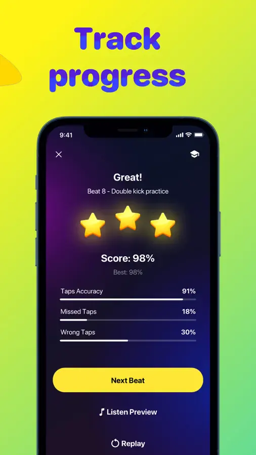 Rhythms on iPhone, screenshot 6