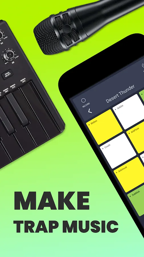 Trap Drum Pads 24 on Android, screenshot 1