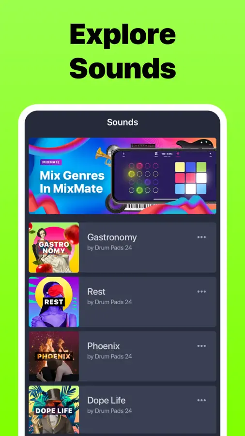 Trap Drum Pads 24 on iPhone, screenshot 2